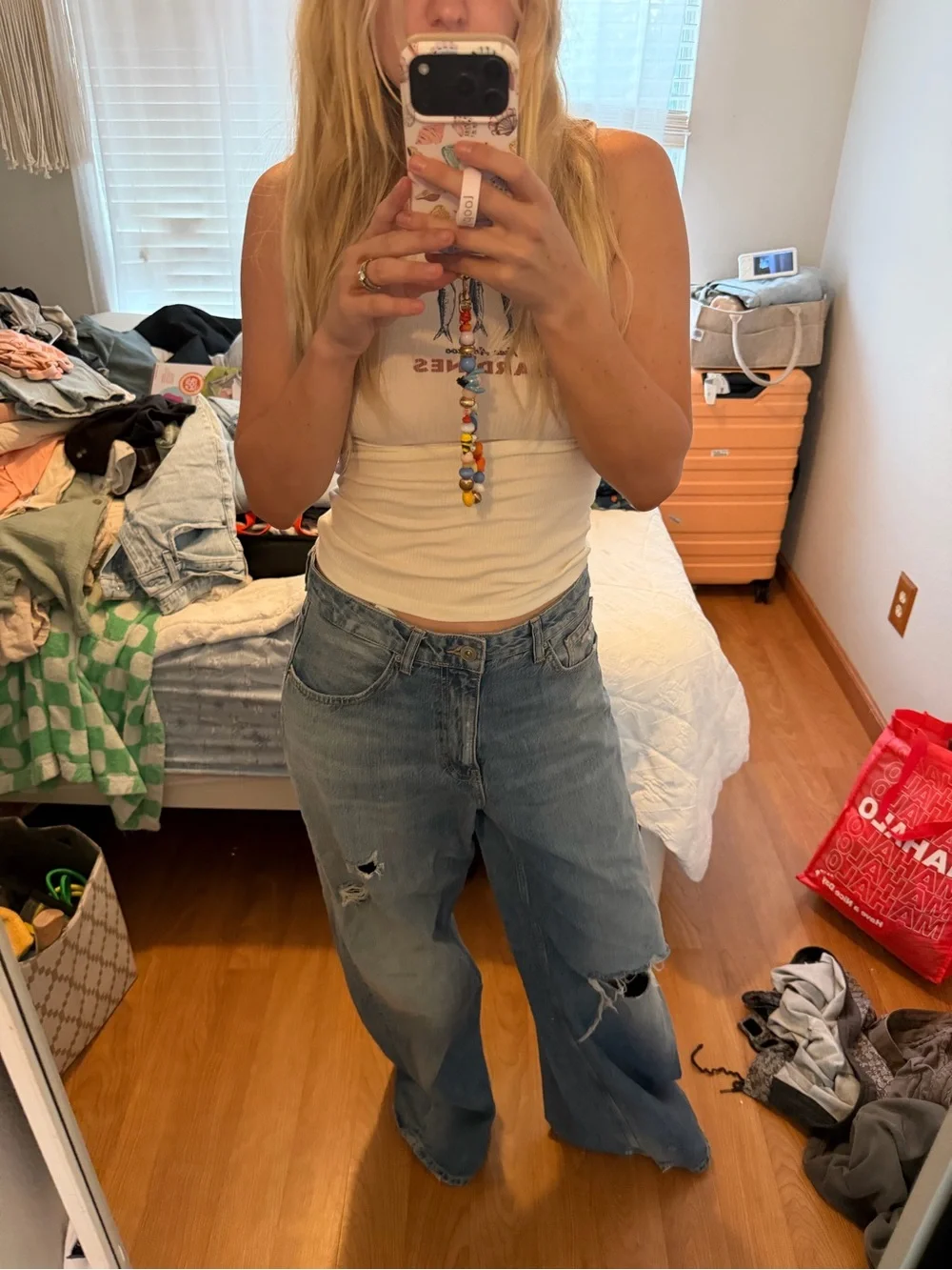 ZARA BAGGY JEANS - Picture 6 of 16